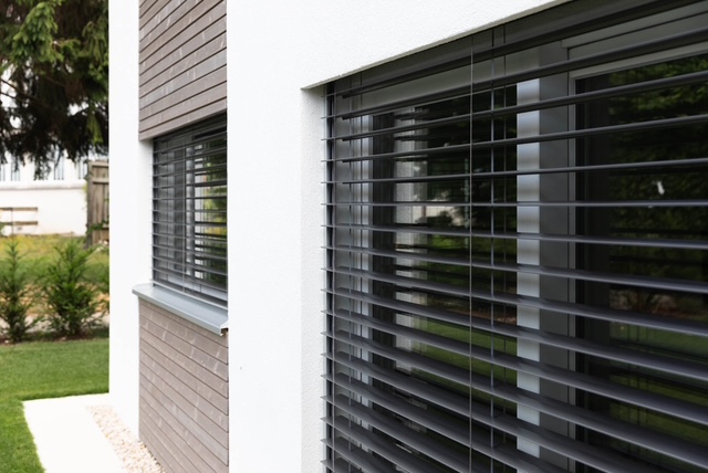 Détail des lamelles orientables