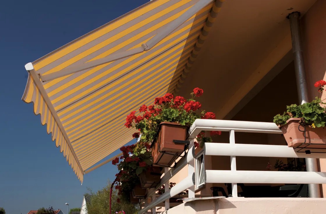 Store toile sur terrasse